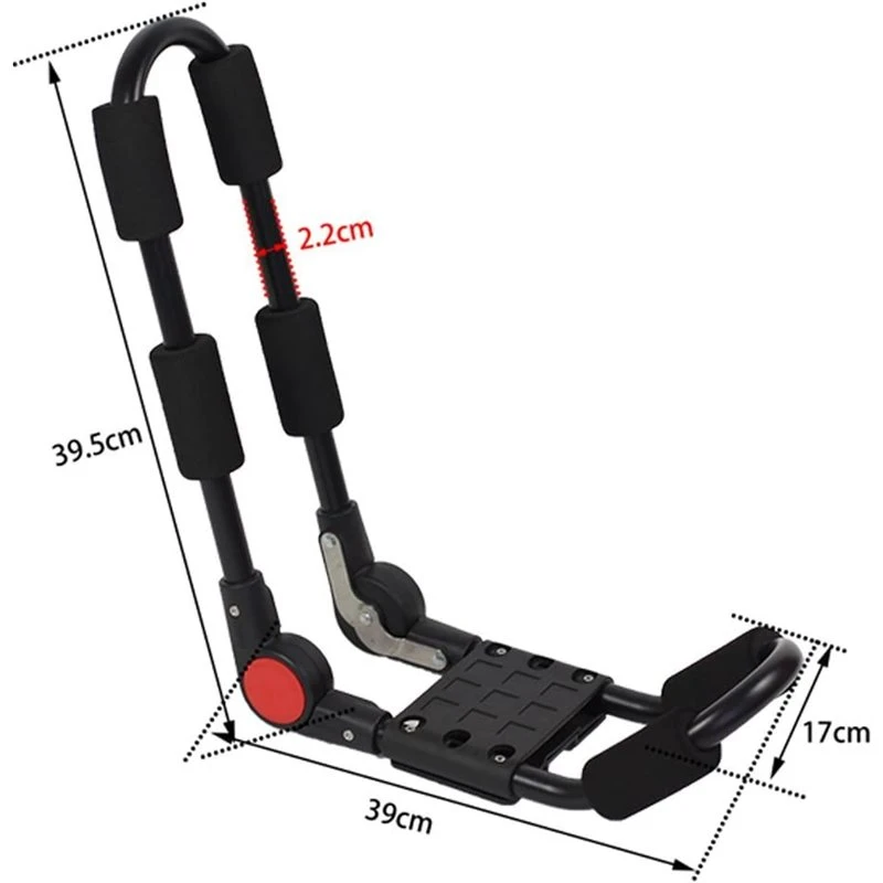 ExtaSea Dachträger Set Mit Verstellbaren Ovalbügeln Für Kajaks 2 ExtaSea Dachträger Set Mit Verstellbaren Ovalbügeln Für Kajaks – Bild 2