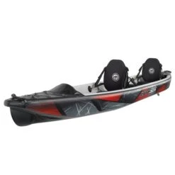 ExtaSea DS Double 473 Hochdruck Kajak Full Drop-Stitch 2er Luftkajak Set Red-grey