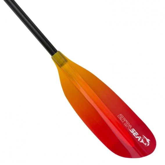 ExtaSea Pro Tour Carbon Vario Doppelpaddel | 220-240cm | 4-teilig | Red-yellow 5 ExtaSea Pro Tour Carbon Vario Doppelpaddel | 220-240cm | 4-teilig | Red-yellow – Bild 5