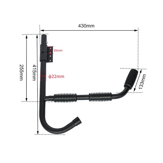 ExtaSea Schwenkbare Kajak Wandhalterung Mit Paddelhalter 5 ExtaSea Schwenkbare Kajak Wandhalterung Mit Paddelhalter – Bild 5