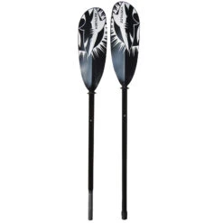 ExtaSea Tour Vario Fiberglas Doppelpaddel | 220-240cm | 2-teilig | Schwarz-weiß -Kajak Rabatte extasea tour vario fiberglas doppelpaddel 220 240cm 2 teilig schwarz weiss 2