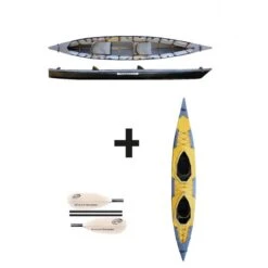Pakboats Puffin Saranac Jubelpaket Mit Verdeck Und Fiberglas Paddeln -Kajak Rabatte pakboats puffin saranac jubelpaket mit verdeck und fiberglas paddeln 2